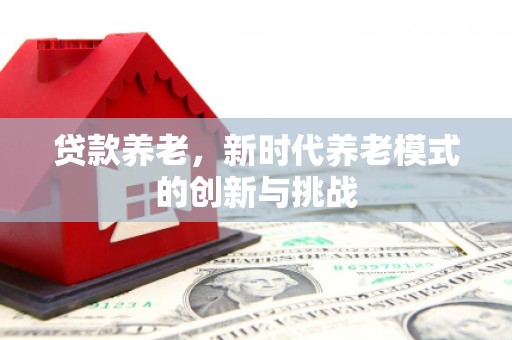 上街贷款养老，新时代养老模式的创新与挑战