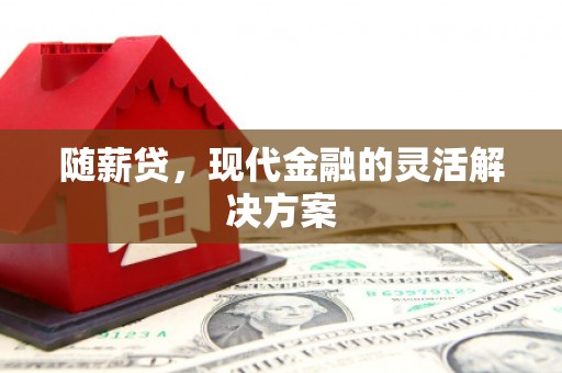 上街随薪贷，现代金融的灵活解决方案