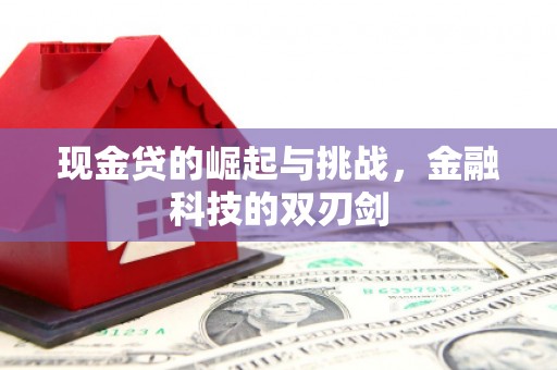 上街现金贷的崛起与挑战，金融科技的双刃剑
