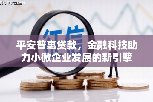 上街平安普惠贷款，金融科技助力小微企业发展的新引擎