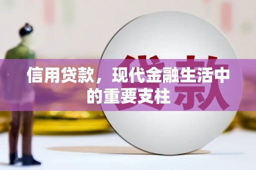 上街信用贷款，现代金融生活中的重要支柱