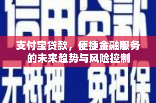 上街支付宝贷款，便捷金融服务的未来趋势与风险控制