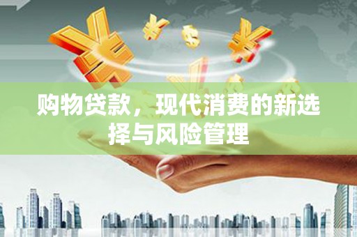 上街购物贷款，现代消费的新选择与风险管理