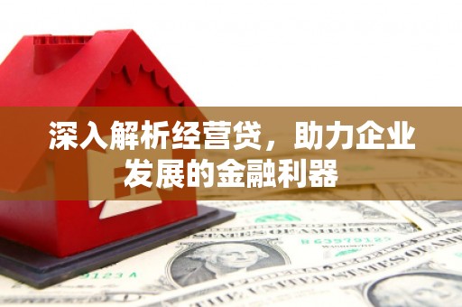 上街深入解析经营贷，助力企业发展的金融利器