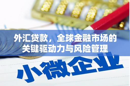 上街外汇贷款，全球金融市场的关键驱动力与风险管理