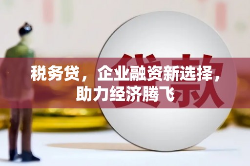上街税务贷，企业融资新选择，助力经济腾飞