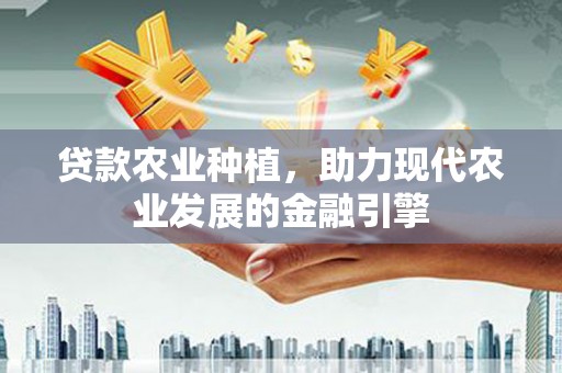 上街贷款农业种植，助力现代农业发展的金融引擎