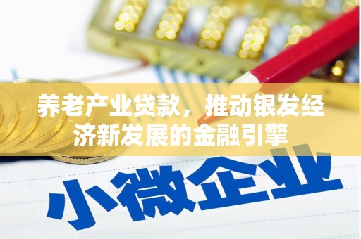 上街养老产业贷款，推动银发经济新发展的金融引擎