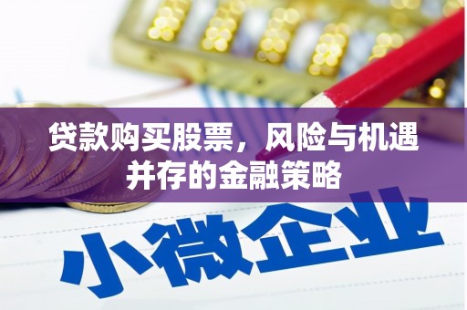 上街贷款购买股票，风险与机遇并存的金融策略