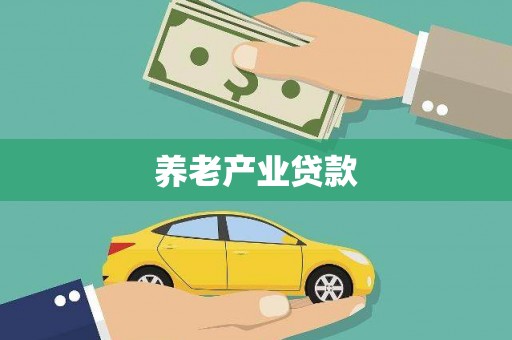 上街养老产业贷款
