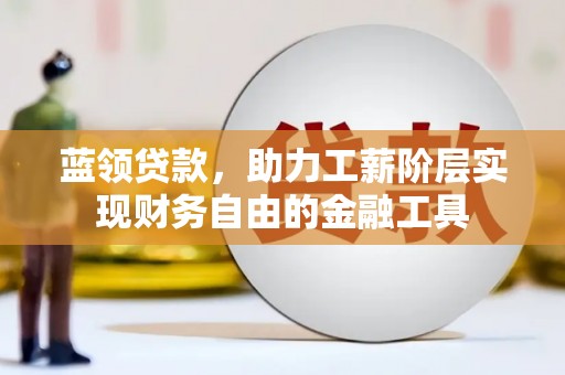上街蓝领贷款，助力工薪阶层实现财务自由的金融工具