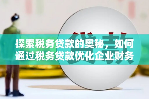 上街探索税务贷款的奥秘，如何通过税务贷款优化企业财务