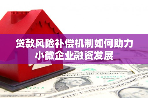 上街贷款风险补偿机制如何助力小微企业融资发展