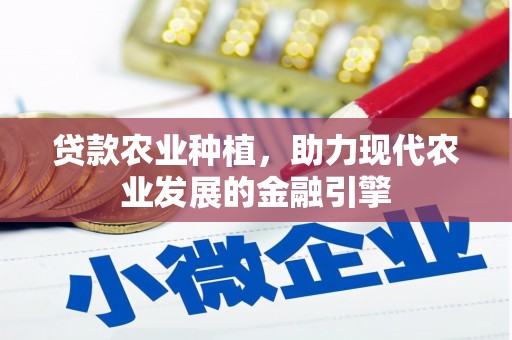 上街贷款农业种植，助力现代农业发展的金融引擎